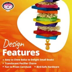 Super Bird Creations Haystack Bird Toy -Sunny Decor Shop 655926 PT8. AC SS1800 V1684347959