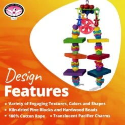 Super Bird Creations Wiggle Waggle Bird Toy 15 Super Bird Creations Wiggle Waggle Bird Toy -Sunny Decor Shop 655974 PT8. AC SS1800 V1684334551