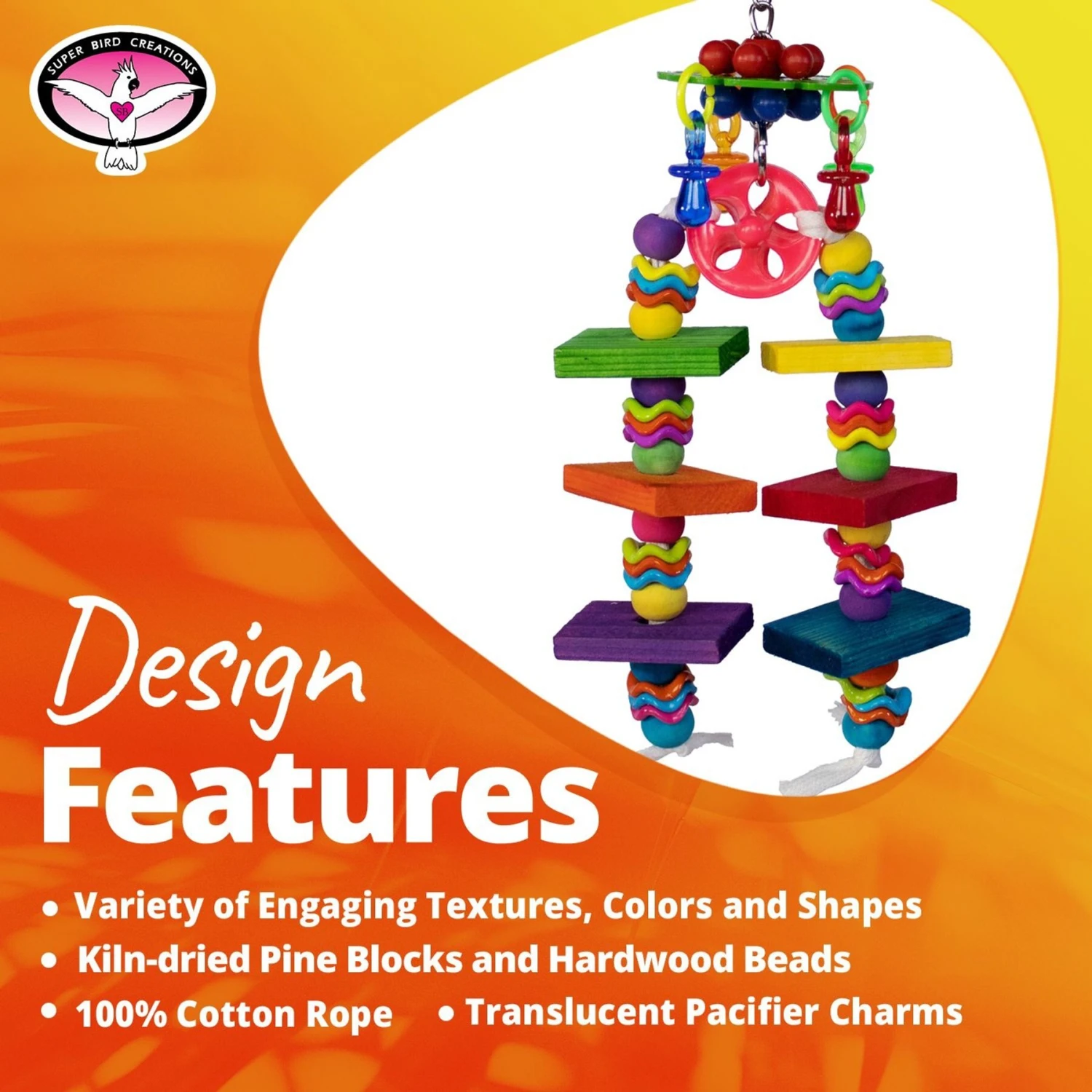 Super Bird Creations Wiggle Waggle Bird Toy 9 Super Bird Creations Wiggle Waggle Bird Toy - Image 7