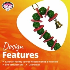 Super Bird Creations Vine Ball Candy Cane Bird Toy -Sunny Decor Shop 656022 PT8. AC SS1800 V1684334510