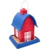 North States Americana Barn Bird Feeder, Red & Blue -Sunny Decor Shop 659134 MAIN. AC SS1800 V1664894149