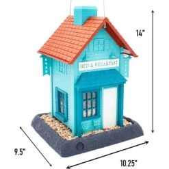 North States Bed & Breakfast Bird Feeder, Turquoise & Copper -Sunny Decor Shop 659166 PT5. AC SS1800 V1664894091