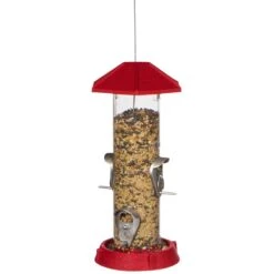 North States 2-in-1 Hinged-Port Bird Feeder, 4-Perch -Sunny Decor Shop 659246 PT1. AC SS1800 V1674578445