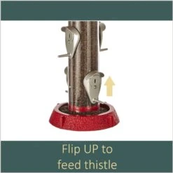 North States 2-in-1 Hinged-Port Bird Feeder, 4-Perch -Sunny Decor Shop 659246 PT2. AC SS1800 V1674587820