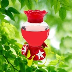 North States Poppy Patch Hummingbird Bird Feeder -Sunny Decor Shop 659422 PT2. AC SS1800 V1664894029