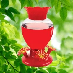 North States Perfect Petal Hummingbird Bird Feeder -Sunny Decor Shop 659542 PT2. AC SS1800 V1664894149