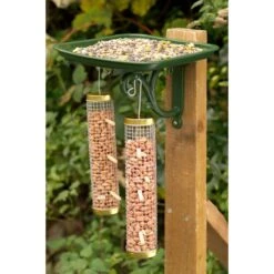 My Favorite Chicken Urban Garden Seed Tray Table Mountable Bird Feeder, Green -Sunny Decor Shop 661726 PT3. AC SS1800 V1667356697