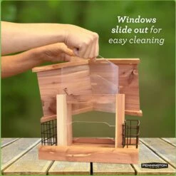 Pennington Cedar Chalet Bird Feeder 10 Pennington Cedar Chalet Bird Feeder -Sunny Decor Shop 679414 PT2. AC SS1800 V1666184783