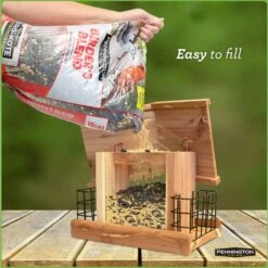 Pennington Cedar Chalet Bird Feeder 11 Pennington Cedar Chalet Bird Feeder -Sunny Decor Shop 679414 PT3. AC SS1800 V1666186955