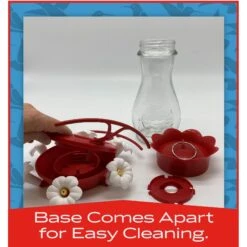 Pennington Glass Flip Perch Hummingbird Feeder -Sunny Decor Shop 679494 PT2. AC SS1800 V1666189788