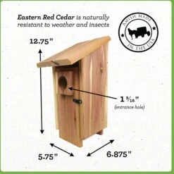 Pennington Pride Cedar Predator Guard Bird House -Sunny Decor Shop 679542 PT2. AC SS1800 V1666155313