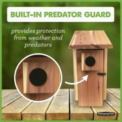 Pennington Pride Cedar Predator Guard Bird House -Sunny Decor Shop 679542 PT7. AC SS1800 V1666130536