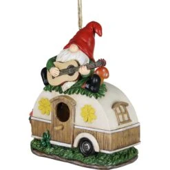 Exhart Solar Guitar Gnome On A Camper Hanging Bird House 19 Exhart Solar Guitar Gnome On A Camper Hanging Bird House -Sunny Decor Shop 681054 PT8. AC SS1800 V1666298427