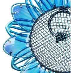 Exhart Solar Sunflower Metal & Glass Bird Seed Feeder Garden Stake -Sunny Decor Shop 681174 PT5. AC SS1800 V1691682164