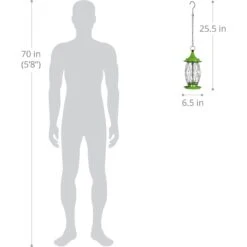 Exhart Celadon Metal Wire & Glass Bird Feeder, Green -Sunny Decor Shop 681222 PT3. AC SS1800 V1695660226