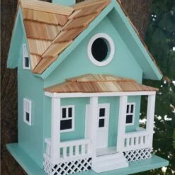 Home Bazaar Beachside Cottage Birdhouse, Seafoam Blue -Sunny Decor Shop 682454 PT1. AC SS1800 V1670957534