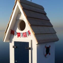 Home Bazaar Dockside Cabin Birdhouse -Sunny Decor Shop 682502 PT1. AC SS1800 V1670957536