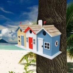 Home Bazaar Brighton Beach Huts Birdhouse -Sunny Decor Shop 682582 PT1. AC SS1800 V1670957533