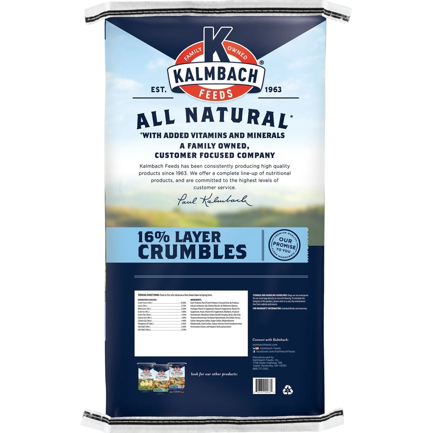 Kalmbach Feeds All Natural 16% Protein Layer Crumbles Chicken Feed & Happy Hen Treats Mealworm Frenzy Poultry Treats 5 Kalmbach Feeds All Natural 16% Protein Layer Crumbles Chicken Feed & Happy Hen Treats Mealworm Frenzy Poultry Treats - Image 3