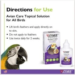 Zymox Avian Care Topical Skin Solution, 1.25-oz Bottle -Sunny Decor Shop 705478 PT3. AC SS1800 V1675112983