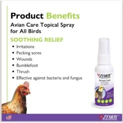 Zymox Avian Care Topical Skin Spray, 2-oz Bottle -Sunny Decor Shop 705494 PT2. AC SS1800 V1675112983