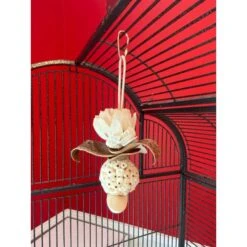 Polly's Pet Products Hawaiian Flower Bird Toy, Brown -Sunny Decor Shop 721998 PT2. AC SS1800 V1670517616