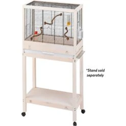 Ferplast Giulietta 4 Wooden Canary & Finch Bird Cage -Sunny Decor Shop 724358 PT2. AC SS1800 V1669674194