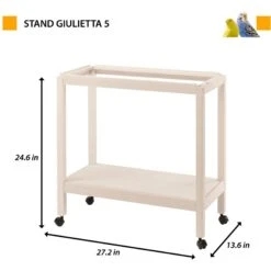 Ferplast Giulietta 5 Wooden Stand Cage Accessory 6 Ferplast Giulietta 5 Wooden Stand Cage Accessory -Sunny Decor Shop 724422 PT1. AC SS1800 V1669674192