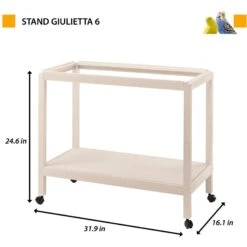 Ferplast Giulietta 6 Wooden Stand Cage Accessory -Sunny Decor Shop 724438 PT1. AC SS1800 V1669674192