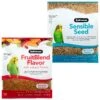 ZuPreem FruitBlend Flavor With Natural Fruit Flavors Daily Small Bird Food & ZuPreem Sensible Seed Small Bird Food, 2-lb Bag 1 ZuPreem FruitBlend Flavor With Natural Fruit Flavors Daily Small Bird Food & ZuPreem Sensible Seed Small Bird Food, 2-lb Bag -Sunny Decor Shop 763094 MAIN. AC SS1800 V1675091012