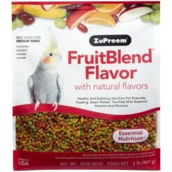ZuPreem FruitBlend Flavor With Natural Flavors Daily Medium Bird Food & ZuPreem Natural Daily Medium Bird Food, 2.5-lb Bag -Sunny Decor Shop 763110 PT1. AC SS1800 V1675090958