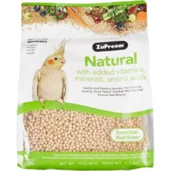 ZuPreem FruitBlend Flavor With Natural Flavors Daily Medium Bird Food & ZuPreem Natural Daily Medium Bird Food, 2.5-lb Bag -Sunny Decor Shop 763110 PT5. AC SS1800 V1675090954