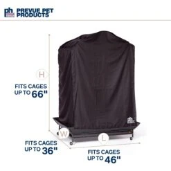 Prevue Pet Products Good Night Bird Cage Cover, Black, X-Large -Sunny Decor Shop 767342 PT6. AC SS1800 V1675443520