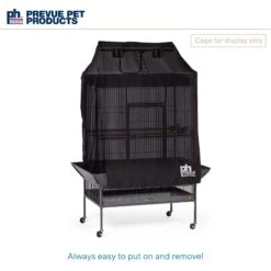 Prevue Pet Products Good Night Universal Bird Cage Cover, Black -Sunny Decor Shop 767358 PT4. AC SS1800 V1675443520
