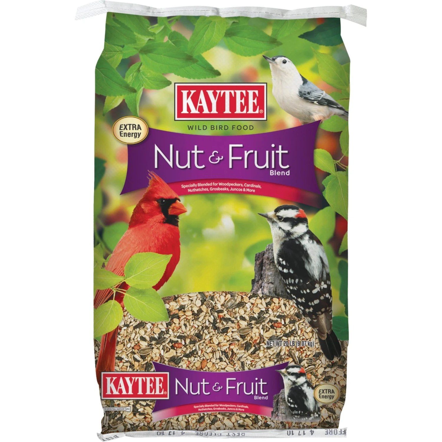 Kaytee Nut & Fruit Blend Wild Bird Food, 20-lb Bag 3 Kaytee Nut & Fruit Blend Wild Bird Food, 20-lb Bag
