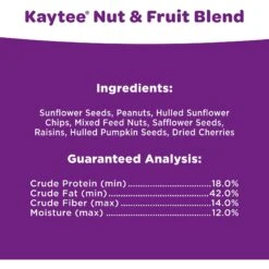 Kaytee Nut & Fruit Blend Wild Bird Food, 20-lb Bag 17 Kaytee Nut & Fruit Blend Wild Bird Food, 20-lb Bag -Sunny Decor Shop 770606 PT7. AC SS1800 V1675891007
