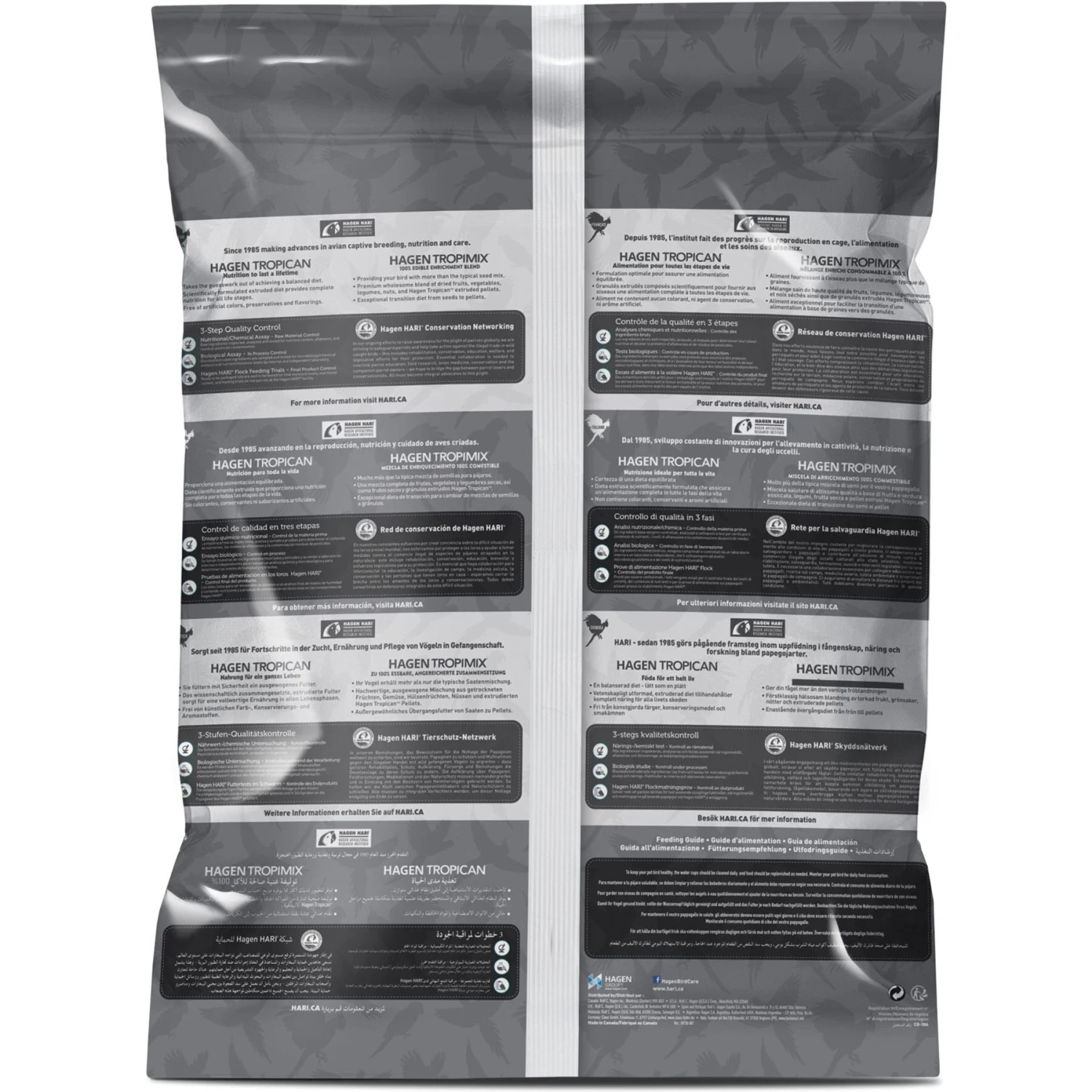 Tropican High Performance 2-mm Bird Food, 25-lb Bag 4 Tropican High Performance 2-mm Bird Food, 25-lb Bag - Image 2