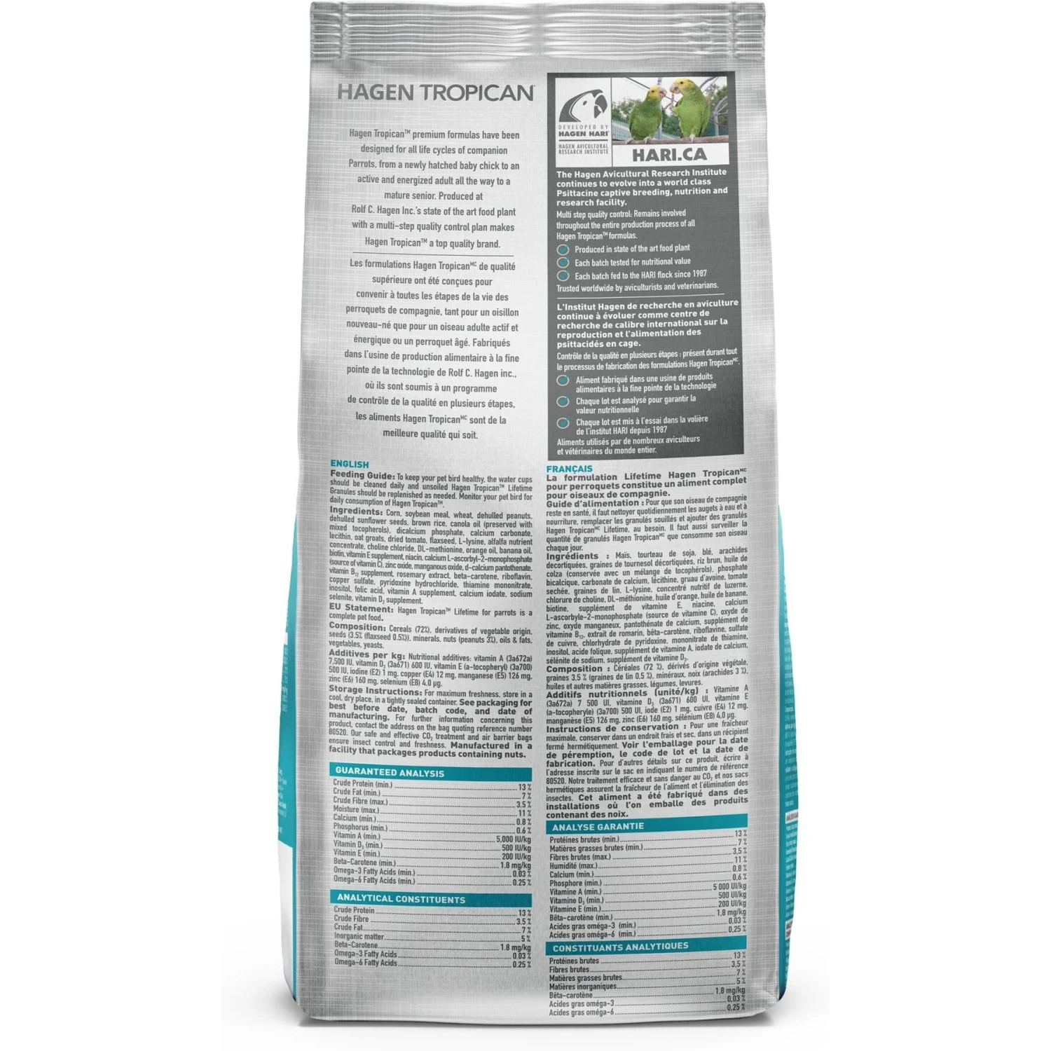 Tropican Lifetime Gran 2-mm Bird Food 4 Tropican Lifetime Gran 2-mm Bird Food - Image 2