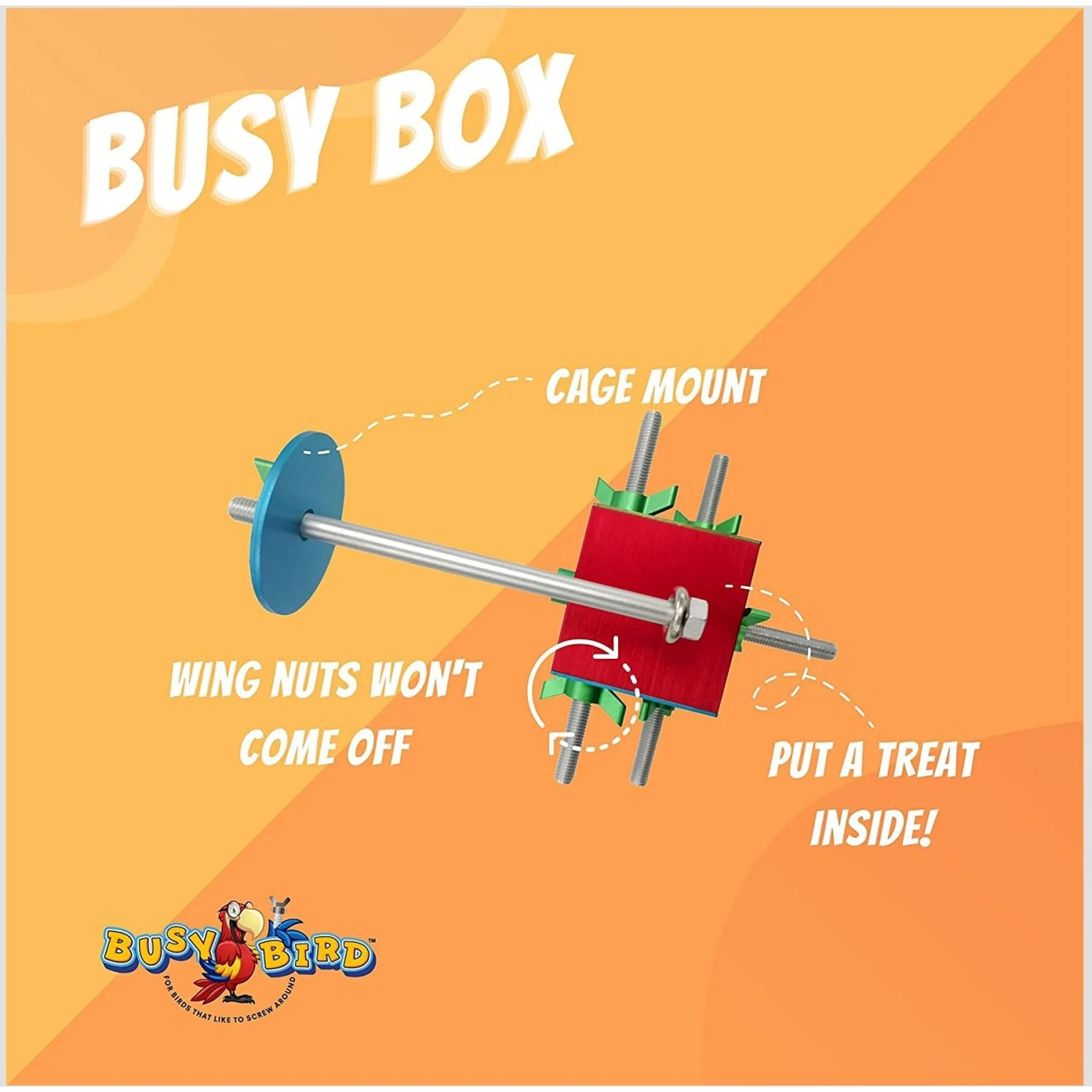 Busy Bird Busy Box Bird Toy 4 Busy Bird Busy Box Bird Toy - Image 2