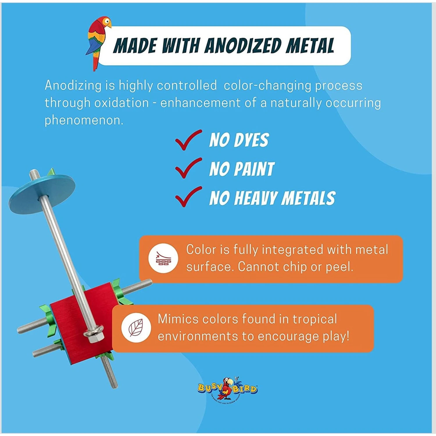 Busy Bird Busy Box Bird Toy 5 Busy Bird Busy Box Bird Toy - Image 3