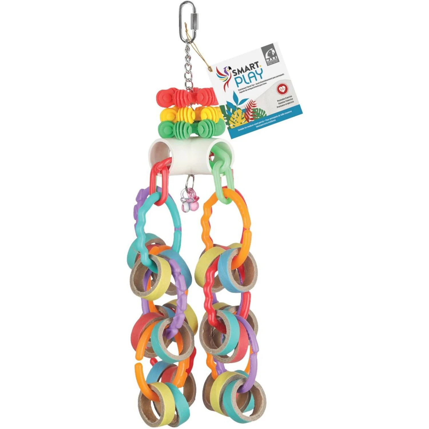 Hari Smart Play Bagel Cascade Bird Toy 4 Hari Smart Play Bagel Cascade Bird Toy - Image 2