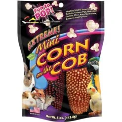 Brown's Extreme! Mini Corn-on-the-Cob S-A Bird Treat, 4-oz Bag