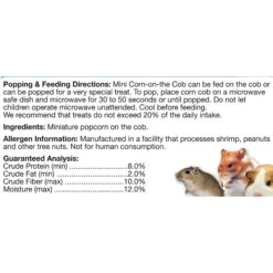 Brown's Extreme! Mini Corn-on-the-Cob S-A Bird Treat, 4-oz Bag -Sunny Decor Shop 797134 PT3. AC SS1800 V1678313791