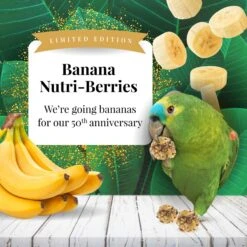 Lafeber Banana Nutri-Berries Parrot Food, 7-oz Tin -Sunny Decor Shop 797150 PT1. AC SS1800 V1679000864