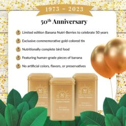 Lafeber Banana Nutri-Berries Parrot Food, 7-oz Tin -Sunny Decor Shop 797150 PT2. AC SS1800 V1679000928