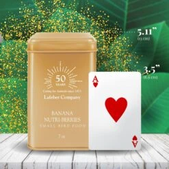 Lafeber Banana Nutri-Berries Small Bird Food, 7-oz Tin 13 Lafeber Banana Nutri-Berries Small Bird Food, 7-oz Tin -Sunny Decor Shop 797166 PT4. AC SS1800 V1678999454