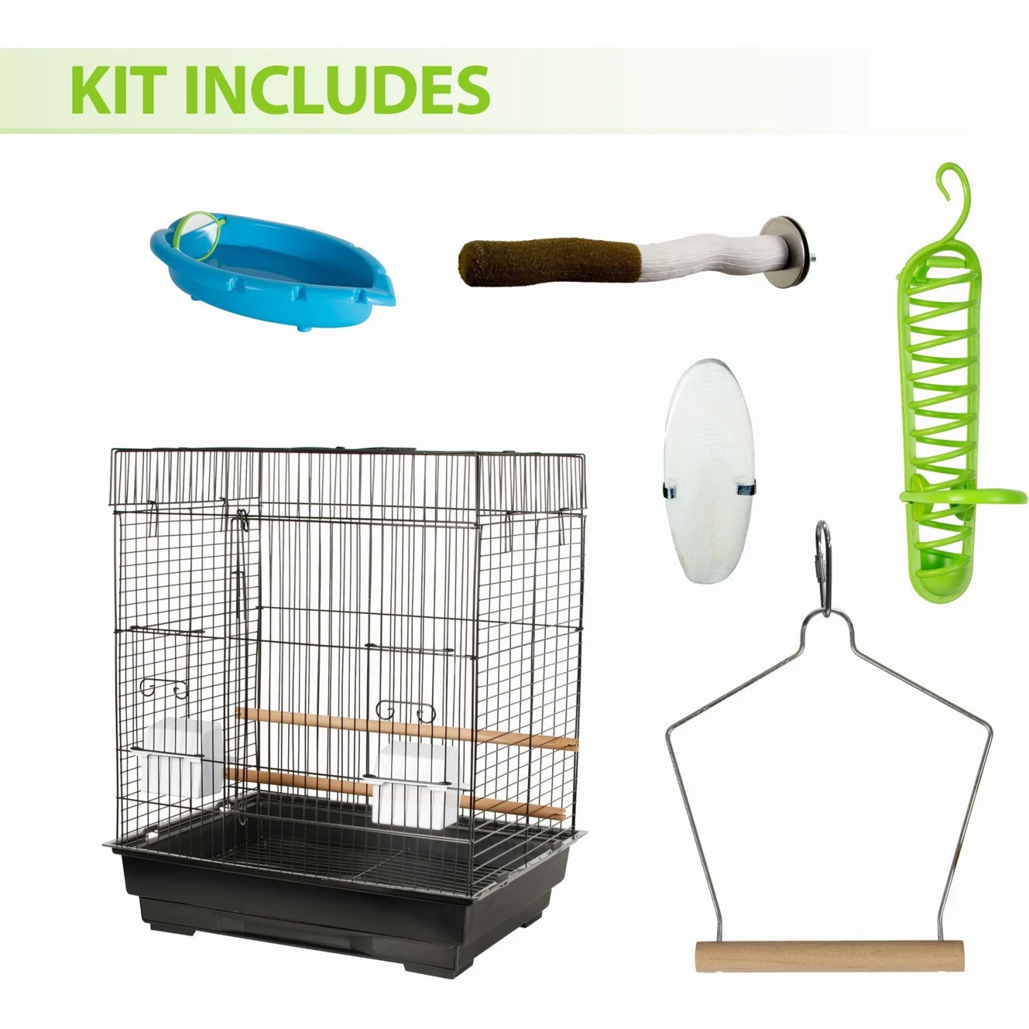 Caitec 450S Starter Kit Bird Cage, Black 5 Caitec 450S Starter Kit Bird Cage, Black - Image 3