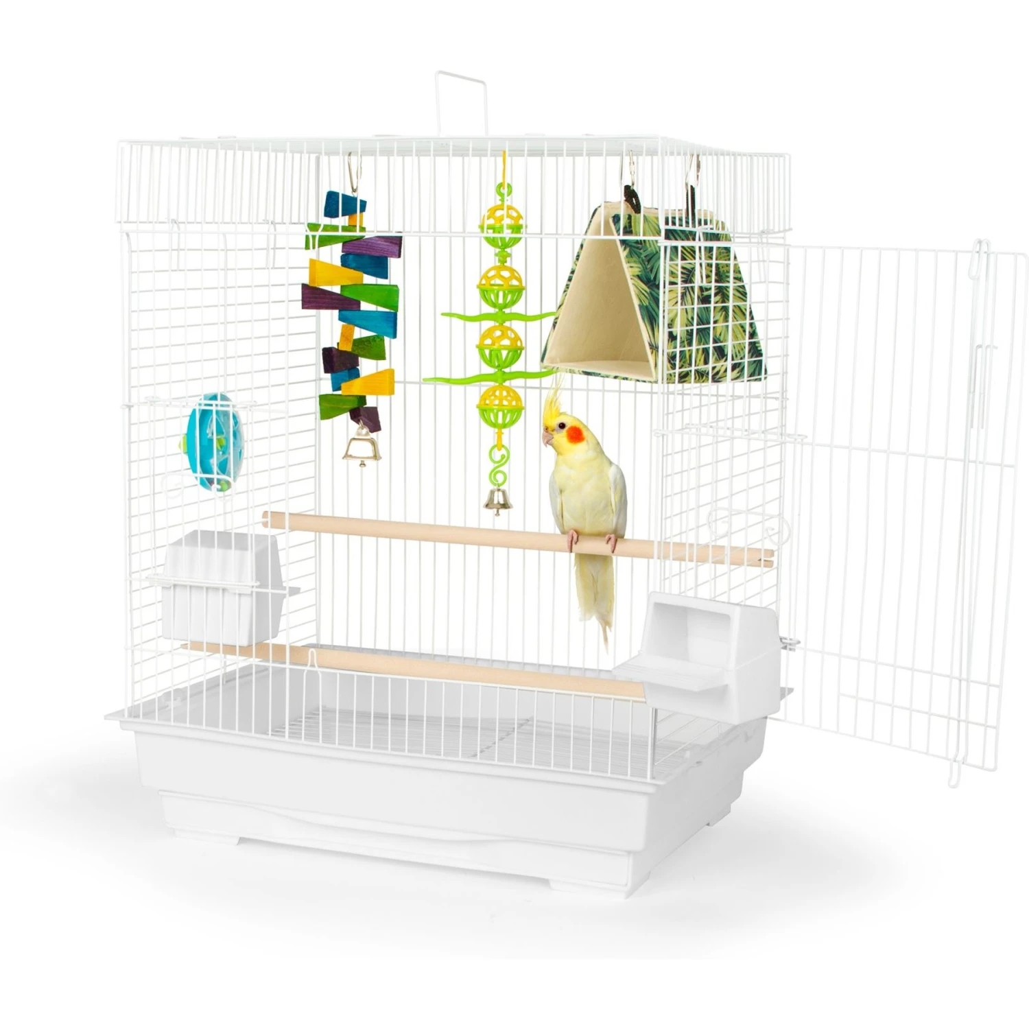 Caitec 450S Fun Kit Bird Cage, White 2 Caitec 450S Fun Kit Bird Cage, White