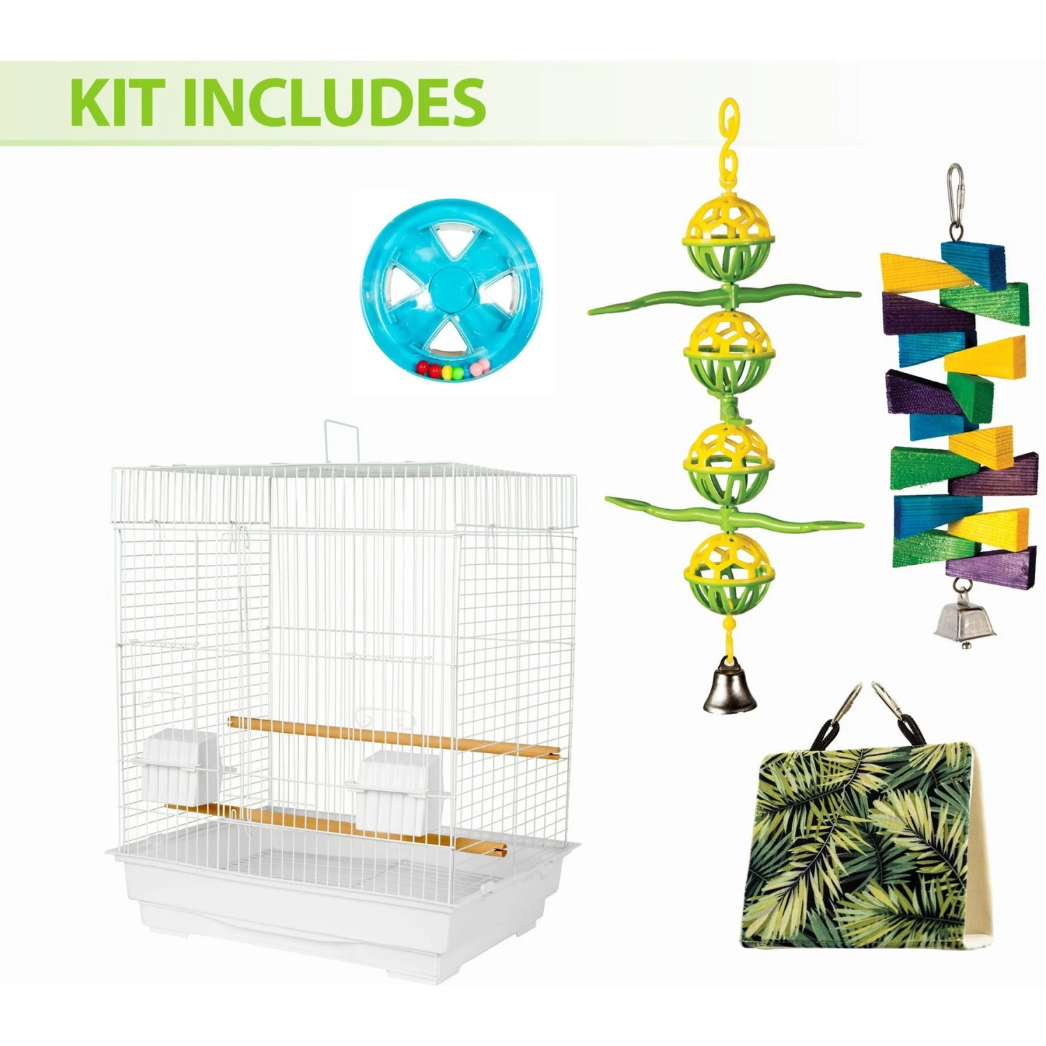 Caitec 450S Fun Kit Bird Cage, White 4 Caitec 450S Fun Kit Bird Cage, White - Image 3