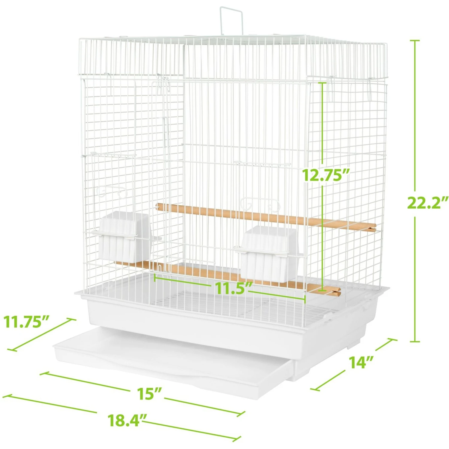 Caitec 450S Fun Kit Bird Cage, White 5 Caitec 450S Fun Kit Bird Cage, White - Image 4